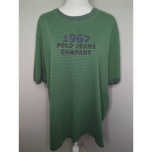 Polo by Ralph Lauren Other - Vintage 90s Polo Jeans Co Ralph Lauren 1967 Striped Tee USA